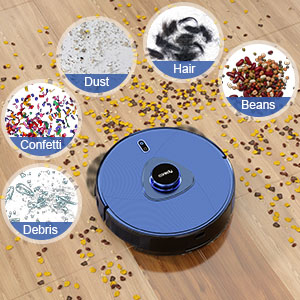 robotic hoover with Self Emptying Station