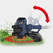cordless grass trimmer cutter with battery and charger