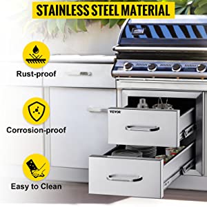 outdoor bbq drawer