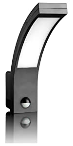 Outdoor Sensor Wall Lights LED Stainless Steel up Down incl. 2X LED Bulb GU10 3.5W Cool White A++