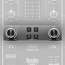 Filter/FX, transition, filter effect combo, dj controller