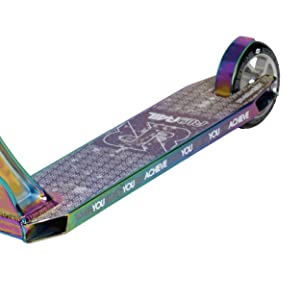 stunt scooter riprail trick pro spin jump kick push kids 360 freestyle boys girls jet fuel neochrome