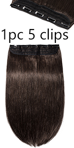 one piece clip in hair extensions