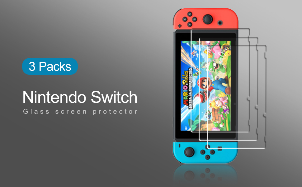 ivoler nintendo switch galss screen protector