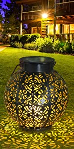 Outdoor Solar Lantern for Garden