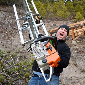 Chainsaw planking milling bar