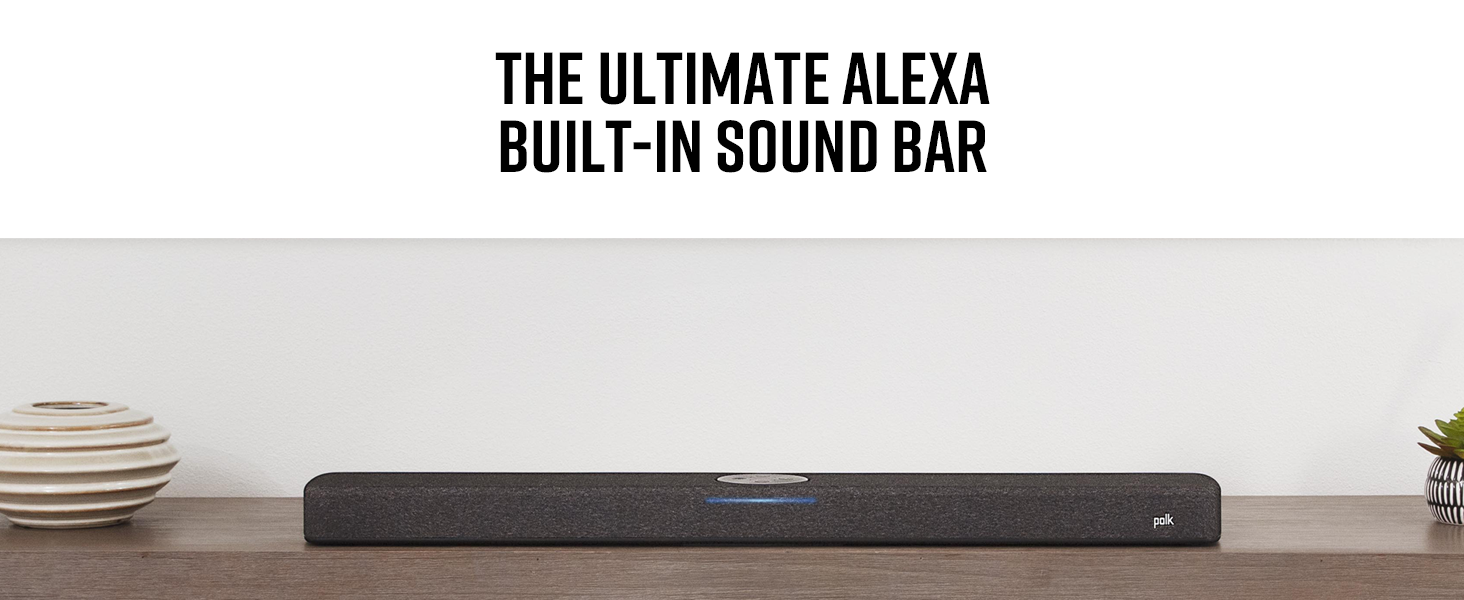 Polk React Soundbar with Alexa Built-in