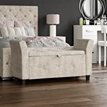 Vida Designs Seville Storage Ottoman