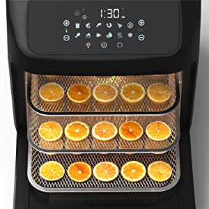 Pro Breeze Air Fryer Airfryer rotisserie dehydrator 12 Litres XL Large Oil Free Fryer deep fat