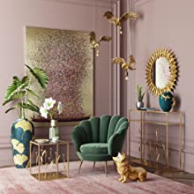 Armchair, picture, mirror