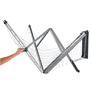 wallfix; brabantia wallfix; outdoor airer; pull out airer; dryer; brabantia outdoor dryer; brabantia