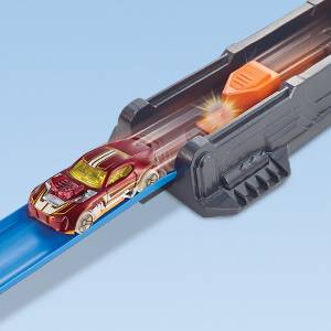 ​Hot Wheels Corkscrew Crash Track with Motorized Boosters