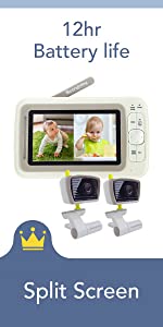 long battery life baby monitor