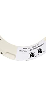 humidity timer module with pull cord