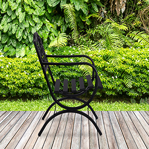 Metal garden furniture