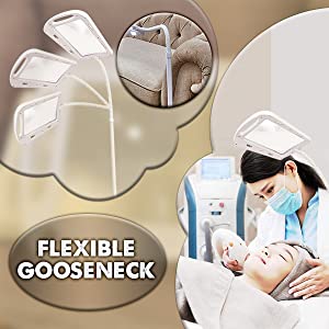 floor magnifying glass with led light & stand,reading small print,close work,strong page magnifier