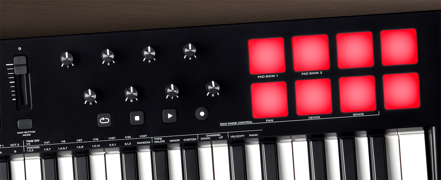 M-Audio Oxygen 49 (MKV) â€“ 49 Key USB MIDI Keyboard Controller With Beat Pads Arpeggiator & Software 