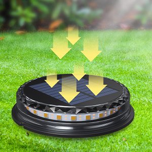 ground light solar powered