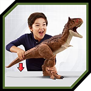 JURASSIC WORLD SUPER COLOSSAL CARNOTAURUS TORO - HBY86