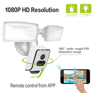 floodlight camera outdoor wireless