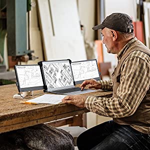 OFIYAA P2 Dual Portable Monitor For Laptop