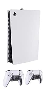 ps5 controller wall mount bundle set kit black