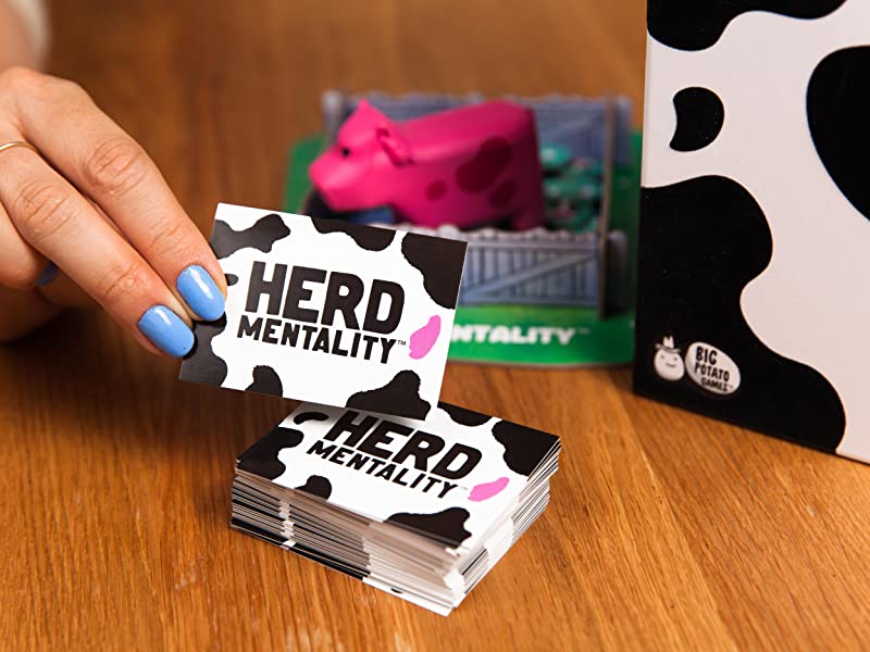 herd mentality, big potato, board games for kids and adults