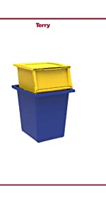bins, plastic cabinet, garbage, recycling containers