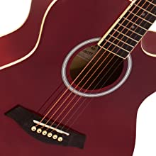 3 4 acoustic guitar, acoustic guitar, cutaway guitar, cutaway acoustic guitar, tiger guitar
