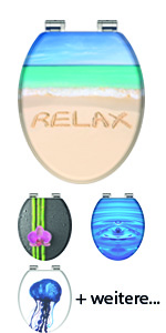 MDF, motif, toilet seat.