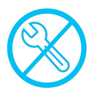 Tool free assembly, no tools required to set up, easy set