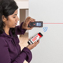 DISTO X3 with Bluetooth, DISTO Plan app.