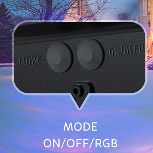 2 Physical Buttons Christmas Light