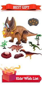 RC Triceratops Dinosaur Toys