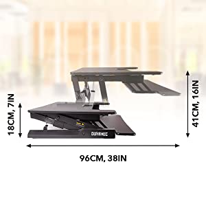 rising, raise, adjust, adjustable, height, keyboard, tray, shelf, desktop, manual, height, lifting