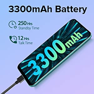 3300mAh battery