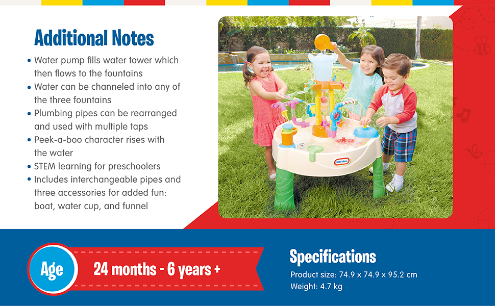 Little Tikes Fountain Factory Water Table