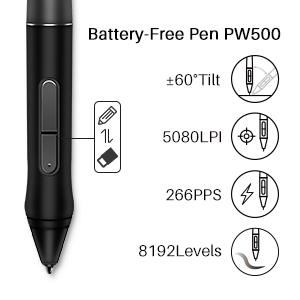 HUION Inspiroy Dial Q620M Graphic Drawing Tablet-4