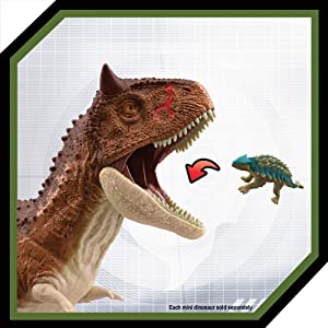 JURASSIC WORLD SUPER COLOSSAL CARNOTAURUS TORO - HBY86