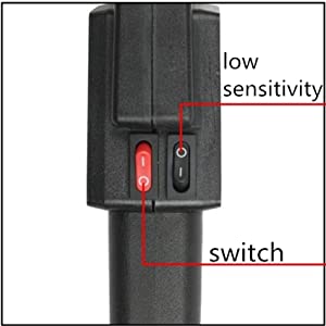 DAXGD Handheld Security Metal Detector Alarm and Vibration, Metal Finder