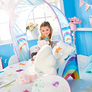 Rainbow Toddler Bed 