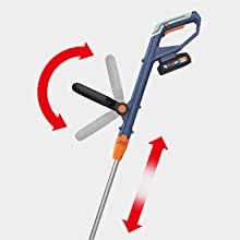 cordless grass trimmer cutter with battery and charger