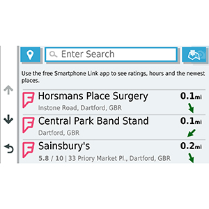 Foursquare information to easily find points of interest