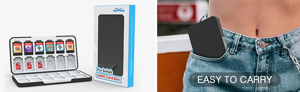 Switch game card box packaging