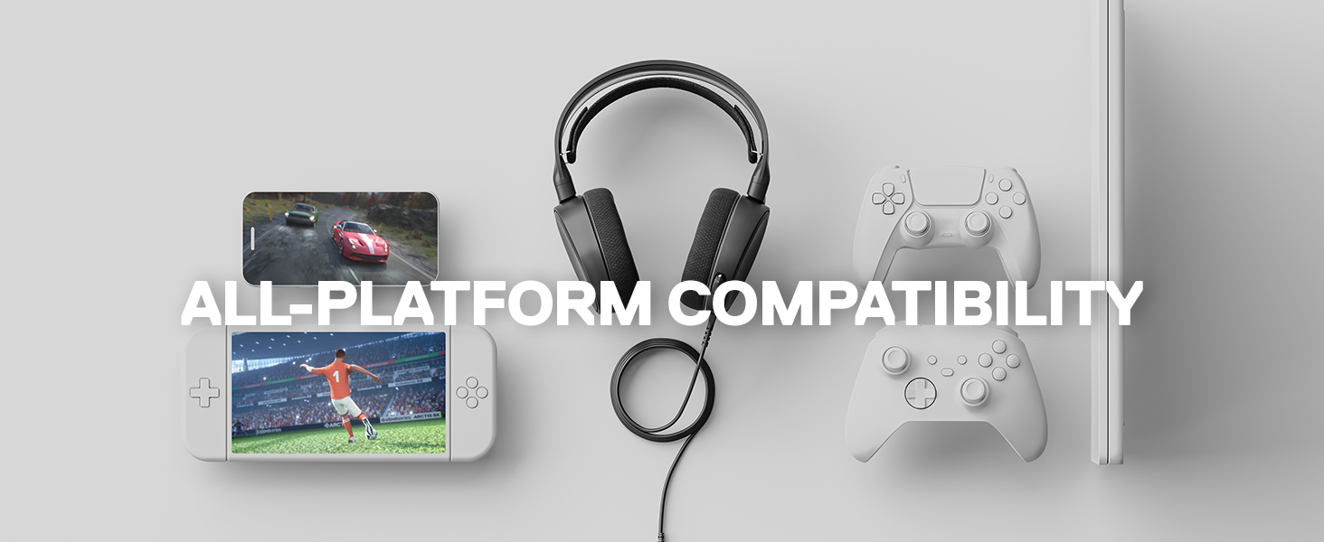 SteelSeries Arctis 1 - All-platform compatibility - for PC, PS4, Xbox, Nintendo Switch, Mobile