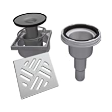 Vertical drain pan and rust cover.