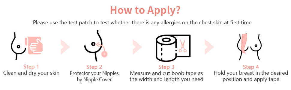 bob tape for large breasts