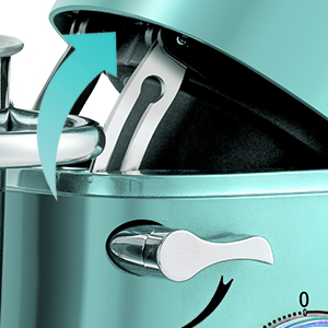 Tilt head cake mixer