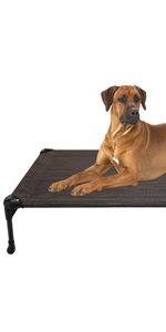 Raised dog bed for large dog elevated pet bed dog cot pet cot cooling bed chewproof bed