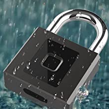 Outdoor weatherproof padlock